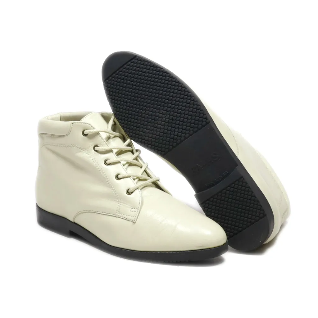 Falls Creek Ankle Boots Leather Beige Colour For Women