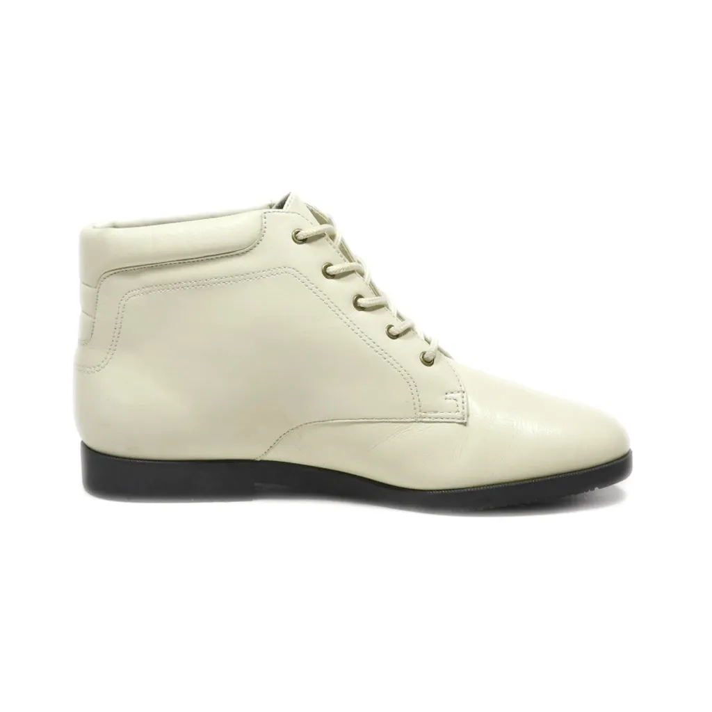 Falls Creek Ankle Boots Leather Beige Colour For Women