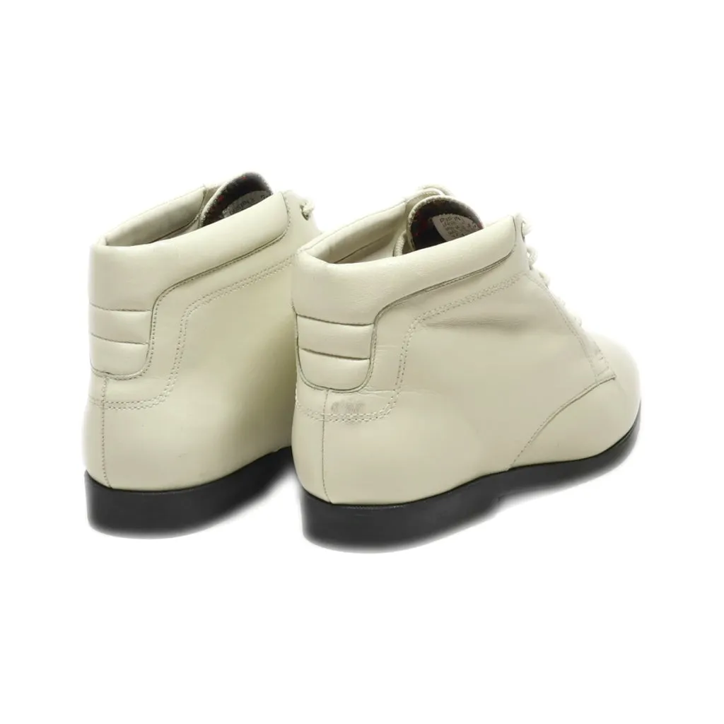 Falls Creek Ankle Boots Leather Beige Colour For Women