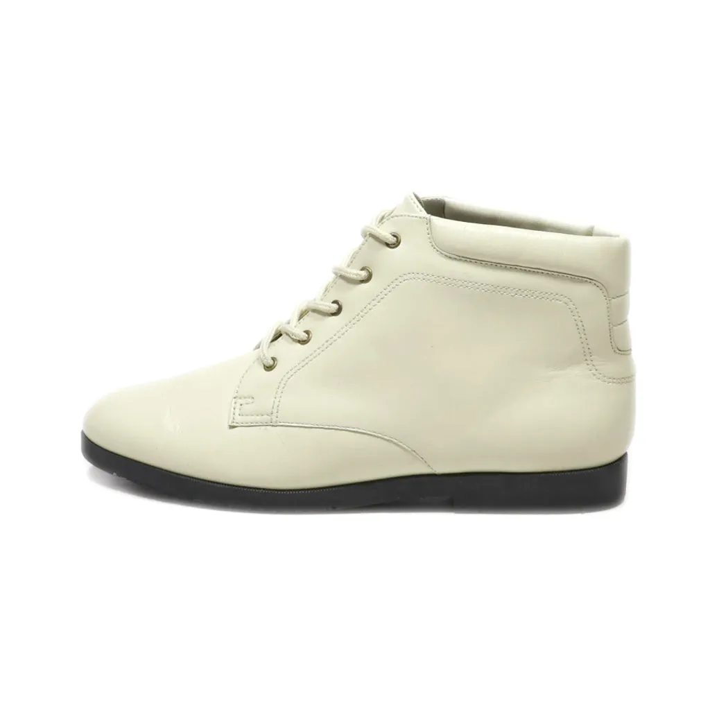 Falls Creek Ankle Boots Leather Beige Colour For Women
