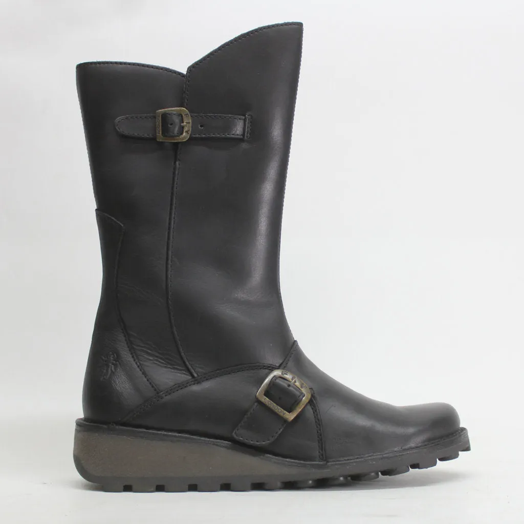 Fly London Mes Black Womens Boots - UK 7
