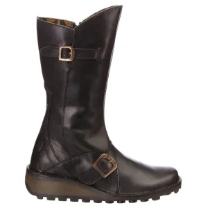Fly London Mes Black Womens Boots - UK 7