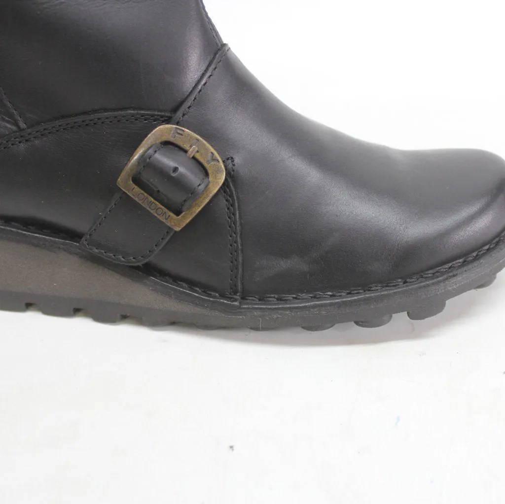 Fly London Mes Black Womens Boots - UK 7