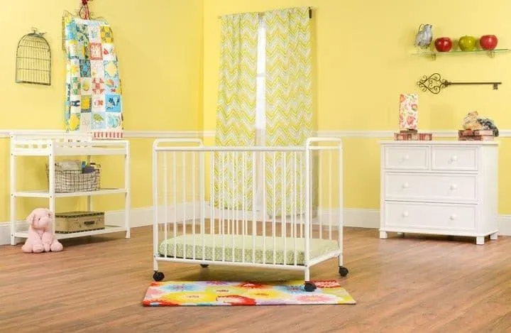 Foundations Chelsea™ Steel Child Care Crib (non-folding) -  Clearview