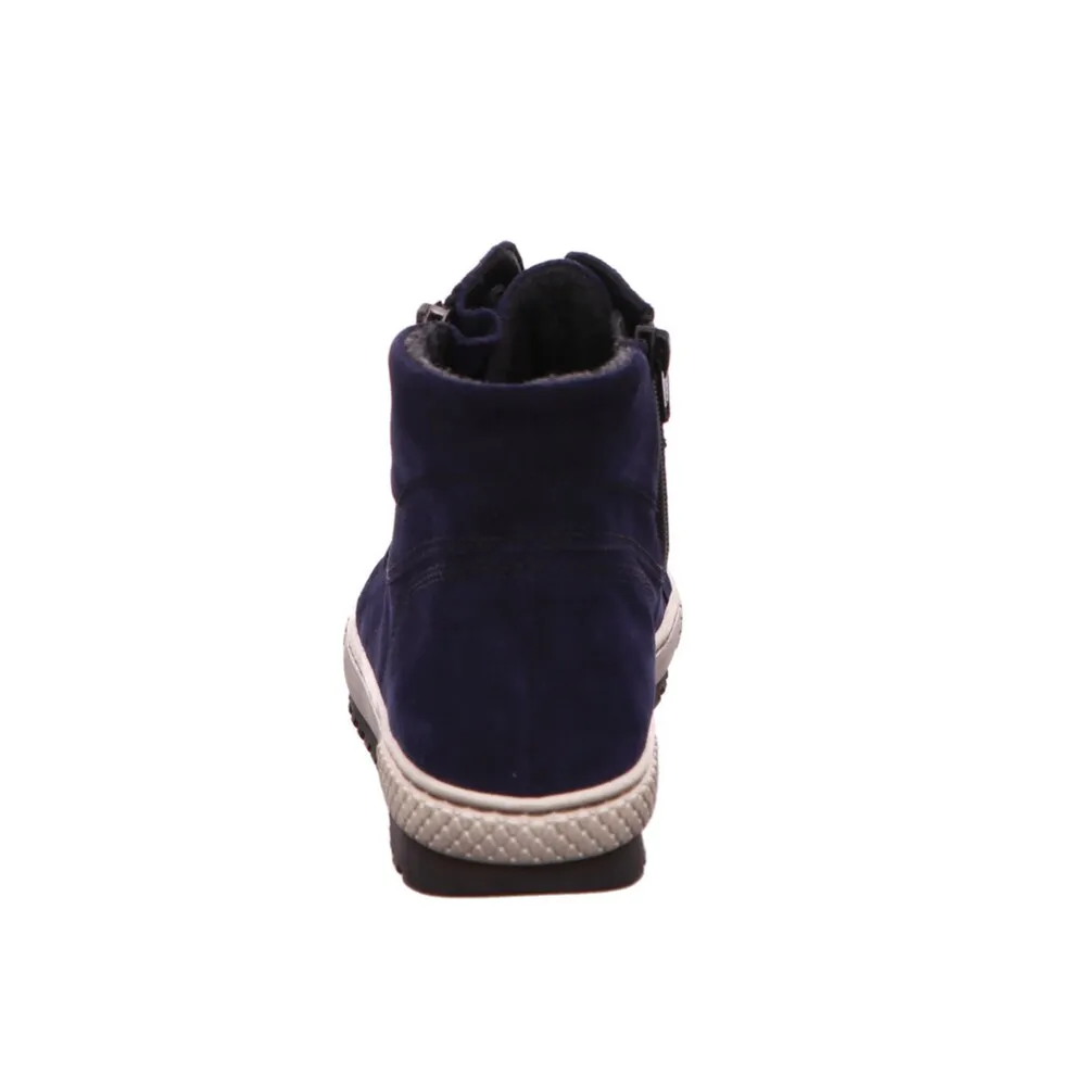 Gabor Lace-up Ankle Boots, dark blue