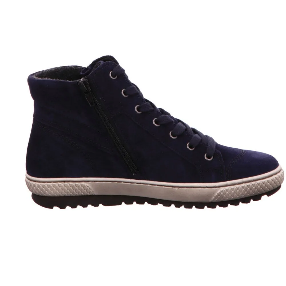 Gabor Lace-up Ankle Boots, dark blue