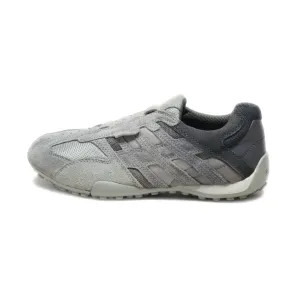 Geox Sport Shoes Suede Grey Colour For Women