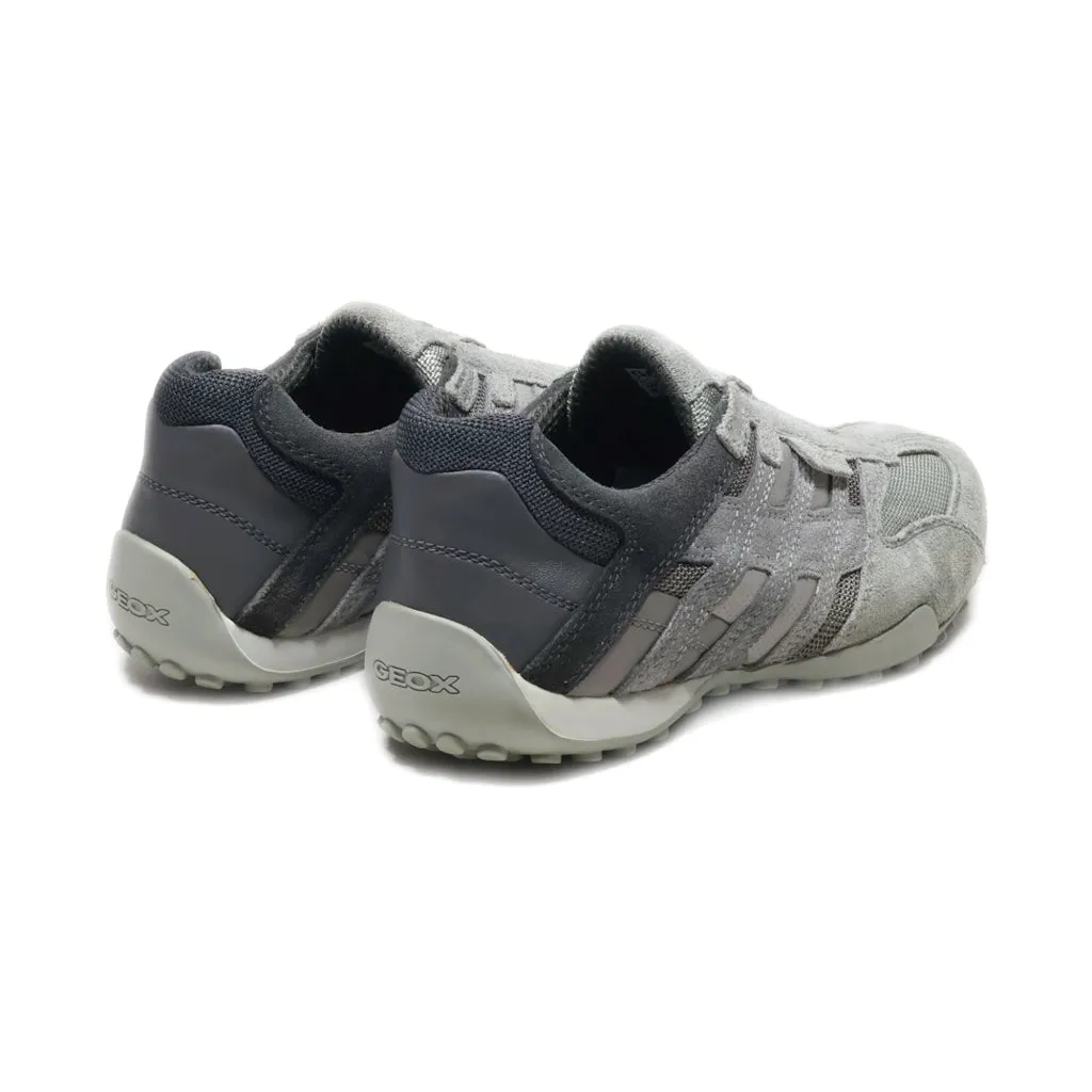 Geox Sport Shoes Suede Grey Colour For Women