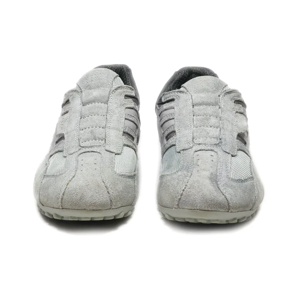 Geox Sport Shoes Suede Grey Colour For Women