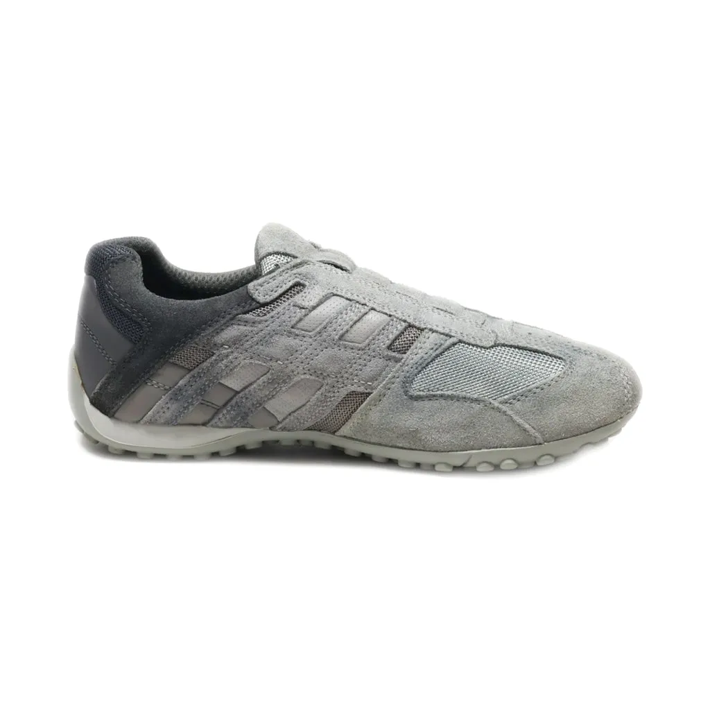 Geox Sport Shoes Suede Grey Colour For Women