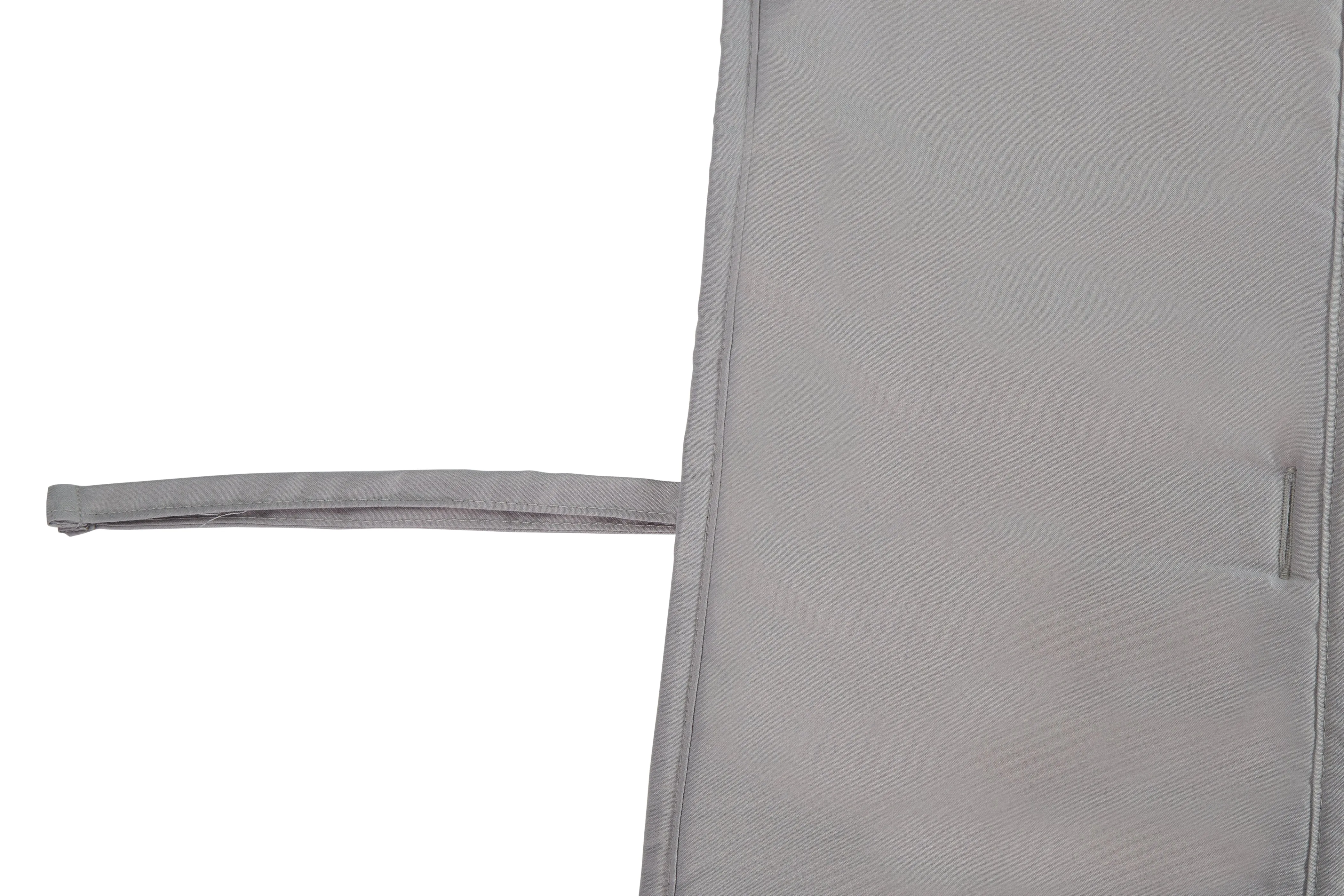 Gray Padded Crib Railguard - 1 Pack