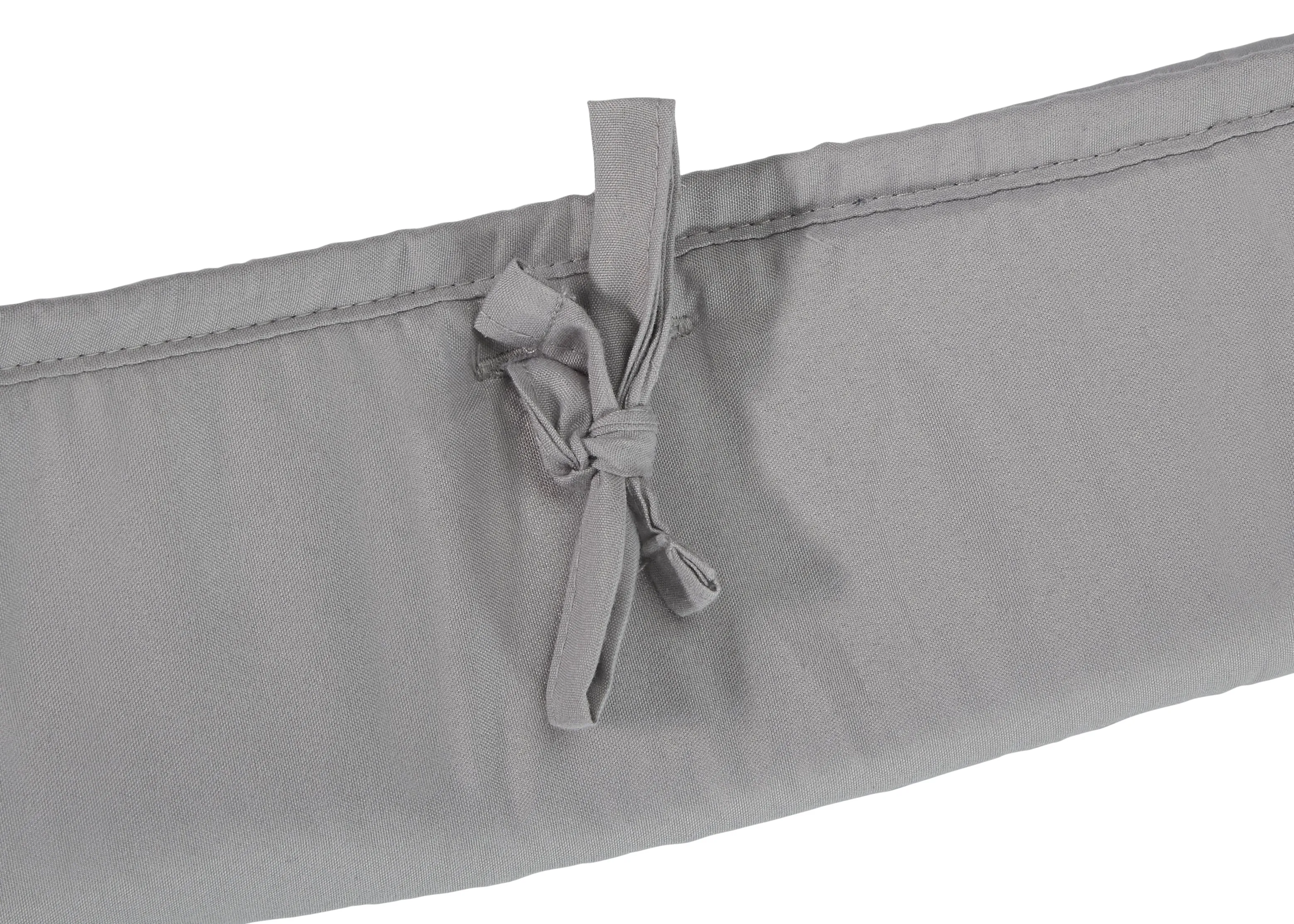 Gray Padded Crib Railguard - 1 Pack