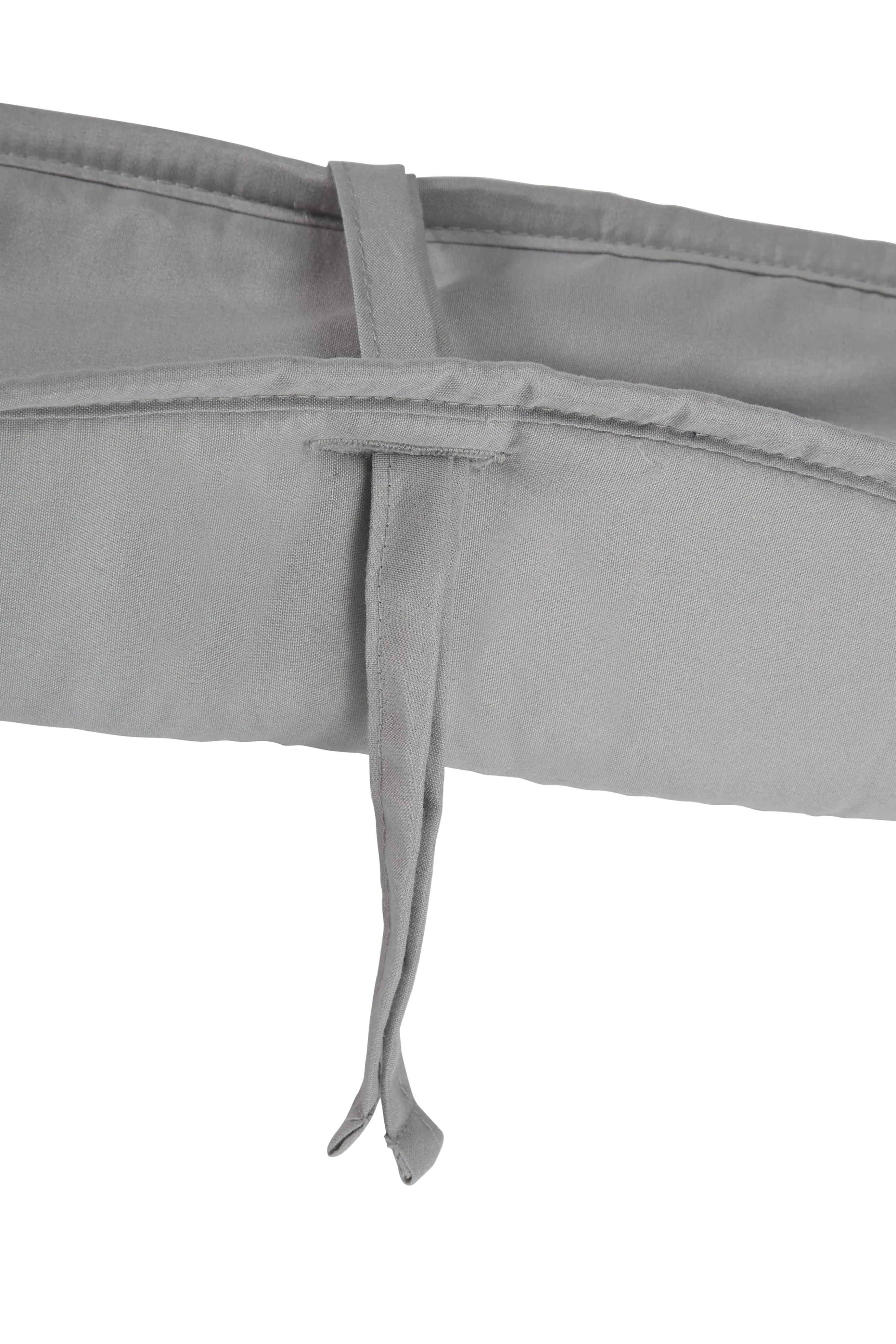 Gray Padded Crib Railguard - 1 Pack