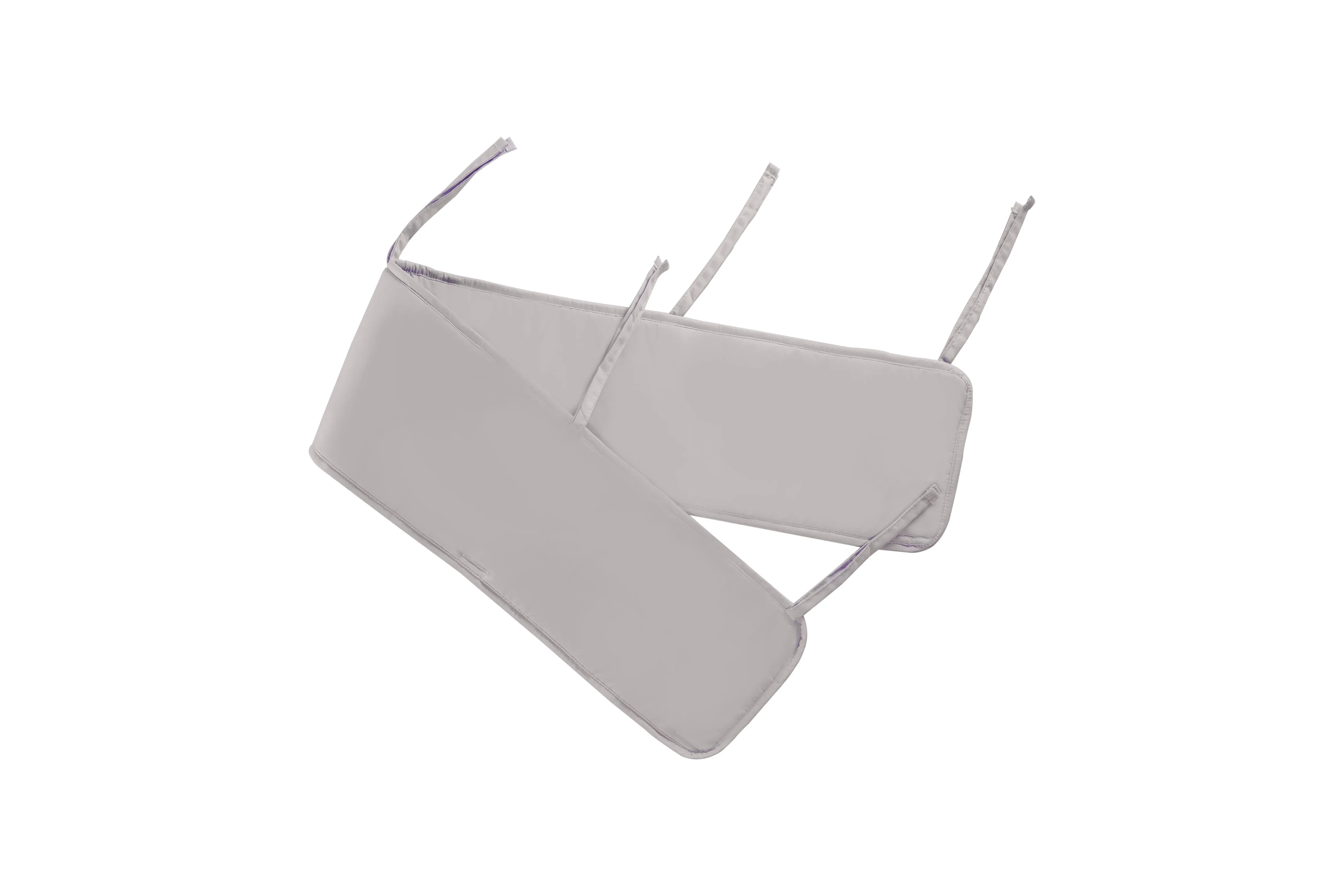 Gray Padded Crib Railguard - 1 Pack