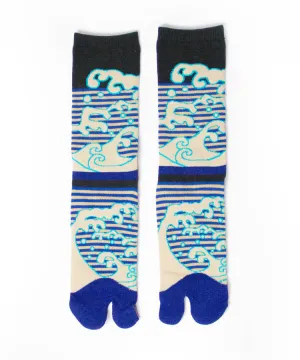 Great Wave Tabi Socks / High Quality Geta Socks