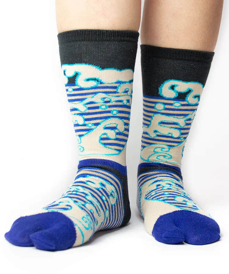 Great Wave Tabi Socks / High Quality Geta Socks