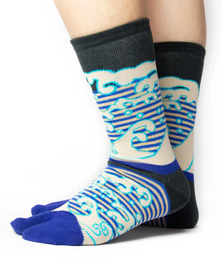 Great Wave Tabi Socks / High Quality Geta Socks
