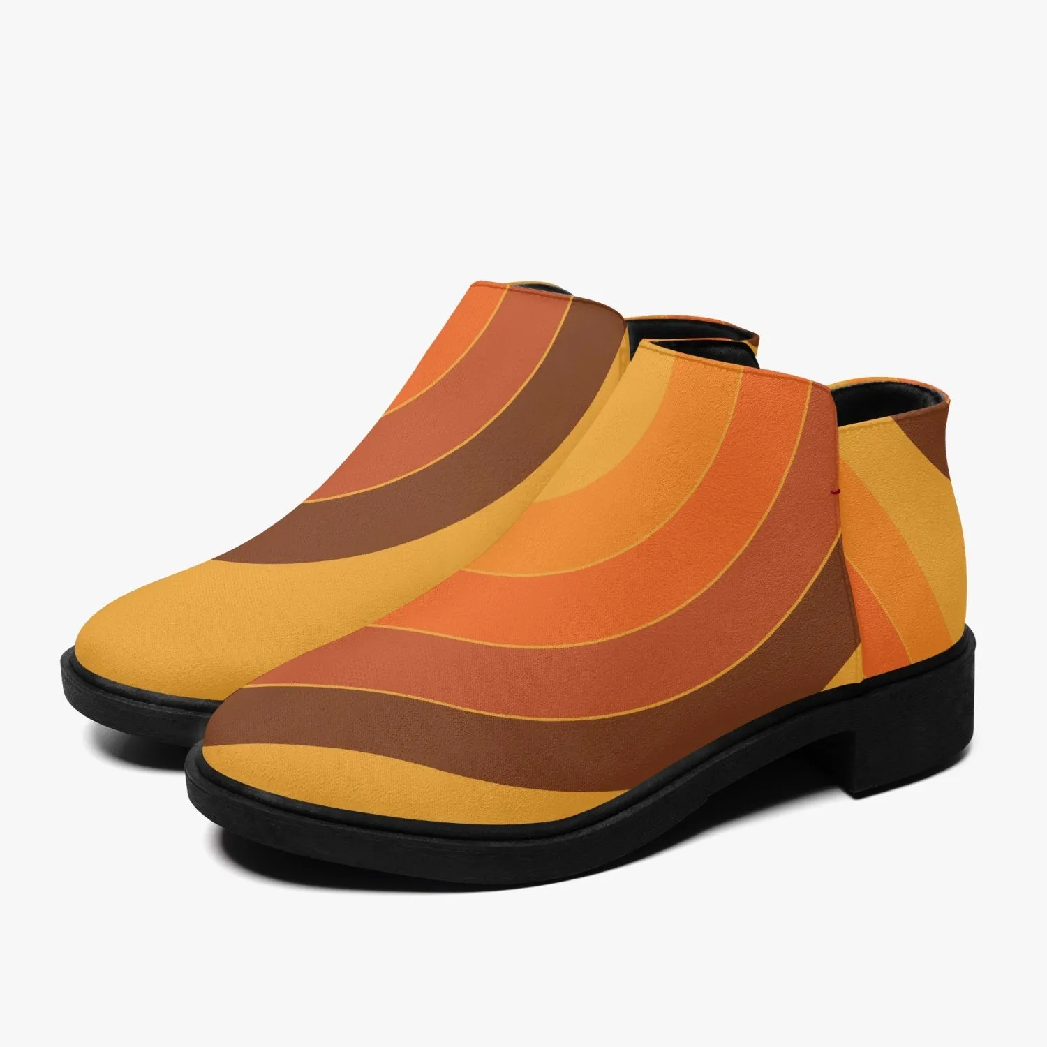 Groovy Mid Mod Hipster 60s MCM Ankle Shoe Boots