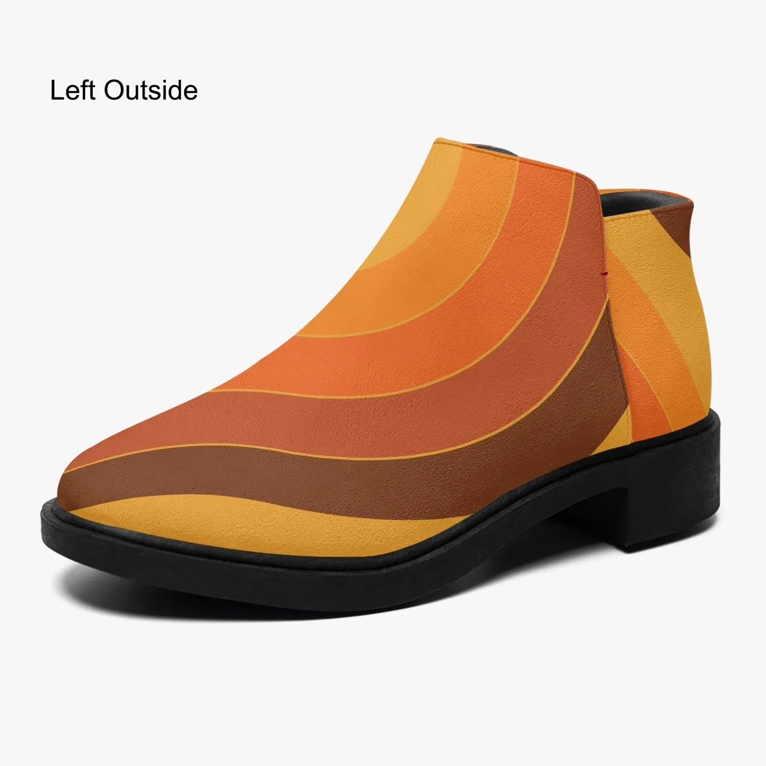Groovy Mid Mod Hipster 60s MCM Ankle Shoe Boots