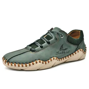Handmade Casual Leather Men Shoes Breathable Sneaker Driving  Loafers Shoes Men Hot Sale Moccasins Wallking Shoe Footwear