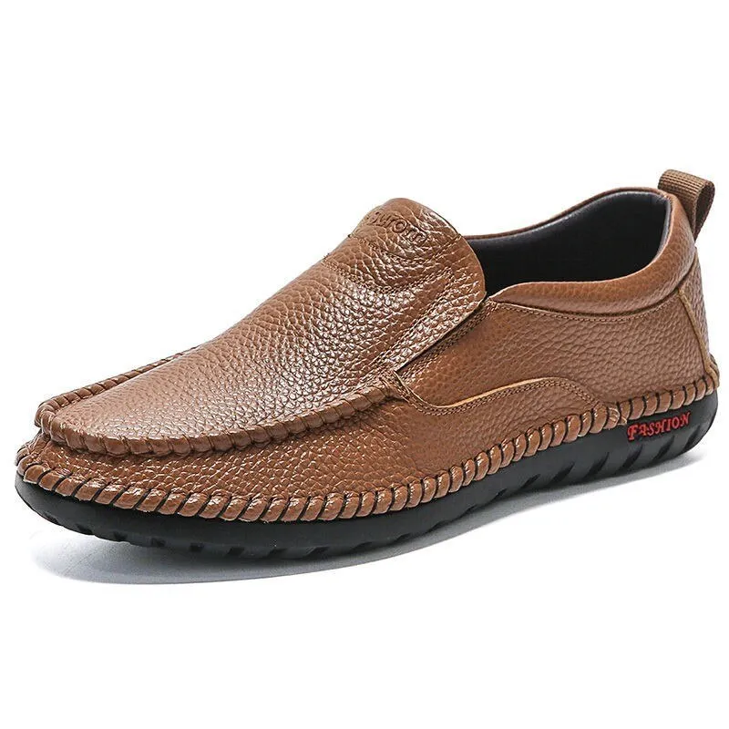 Hnzxzm Brand New Fashion Men Loafers Men Leather Casual Shoes High Quality Adult Moccasins Men Driving Shoes Male Footwear