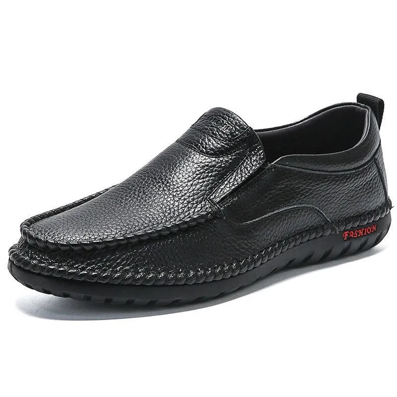Hnzxzm Brand New Fashion Men Loafers Men Leather Casual Shoes High Quality Adult Moccasins Men Driving Shoes Male Footwear