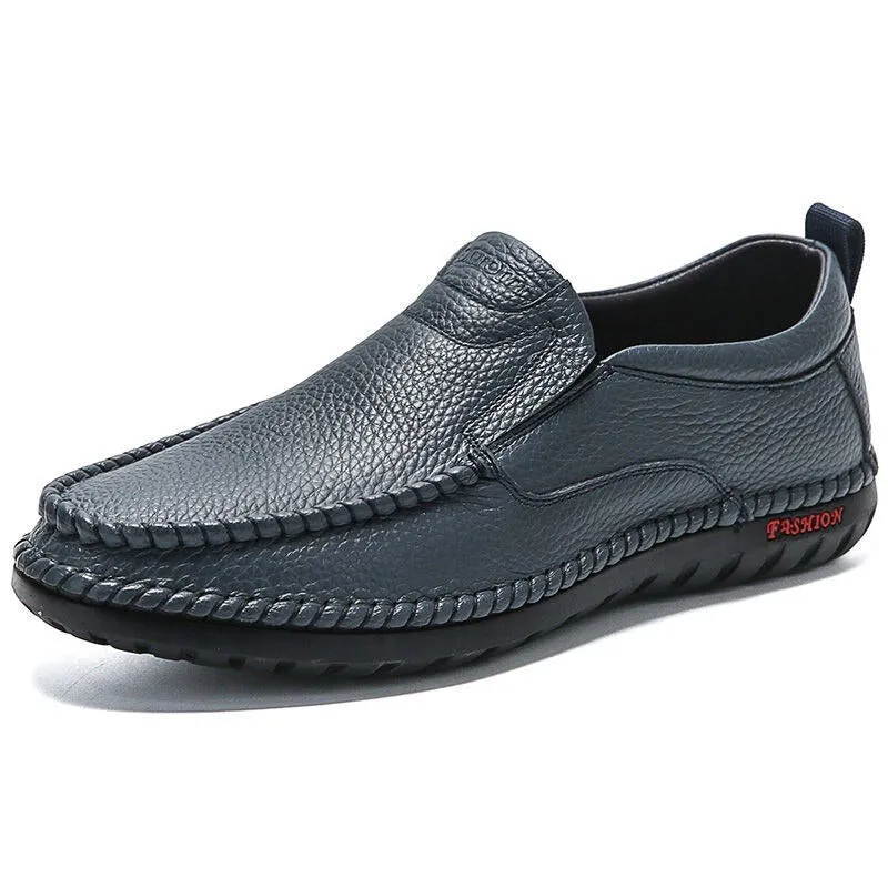 Hnzxzm Brand New Fashion Men Loafers Men Leather Casual Shoes High Quality Adult Moccasins Men Driving Shoes Male Footwear