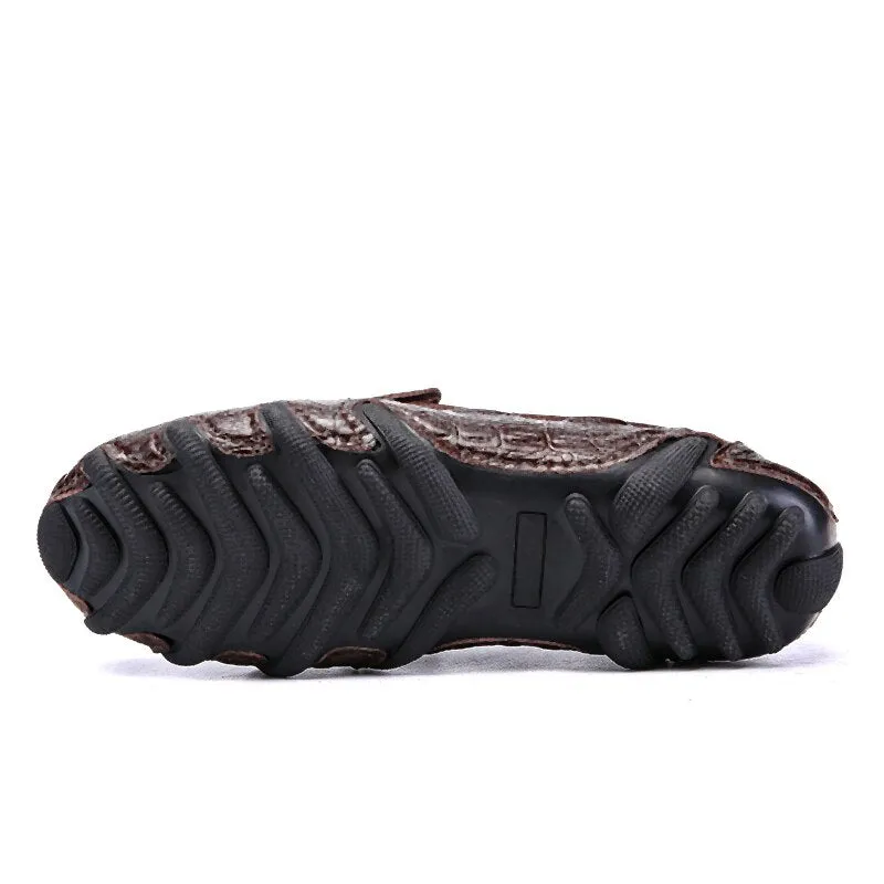 Hnzxzm Genuine Leather Loafers Mens Luxury Slip on Moccasins Casual Driving Shoes with Fur Winter Warm Shoes Men Boat Shoes Size38-47