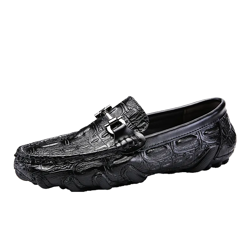 Hnzxzm Genuine Leather Loafers Mens Luxury Slip on Moccasins Casual Driving Shoes with Fur Winter Warm Shoes Men Boat Shoes Size38-47