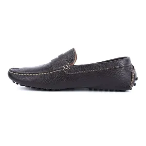 Howens Casual Moccasins Leather Brown Colour For Men