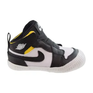 Jordan 1 Crib Bootie Black-White Varsity-Maize