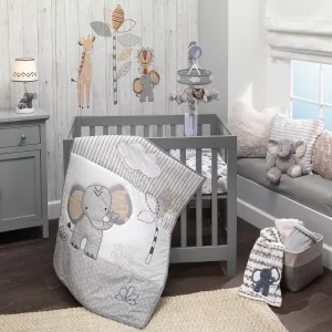 Jungle Safari 3-Piece Mini Crib Bedding Set