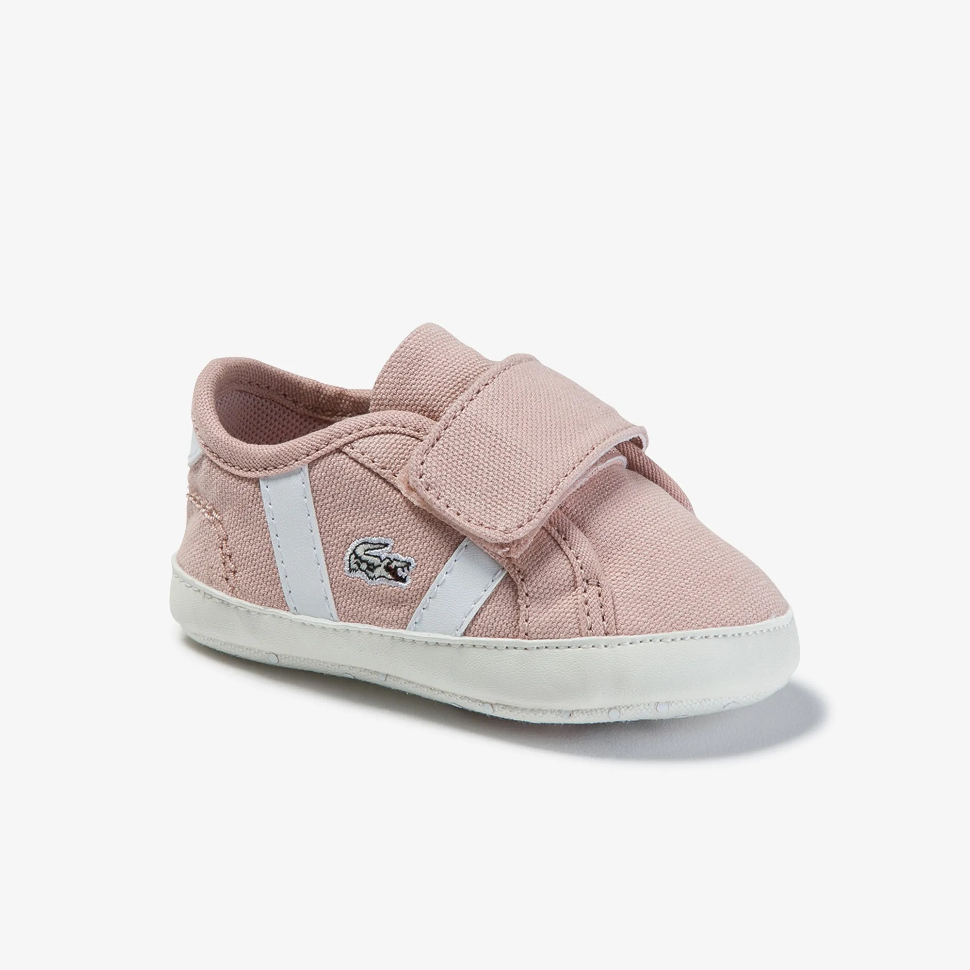 Lacoste Sideline Crib 120 1 Cub Sneakers - Hydrangea/White-Cork-Chestnut Green