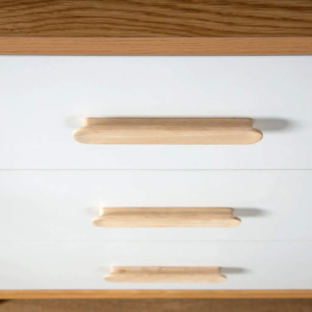 Lala Little 3-Drawer Dresser | White/Natural
