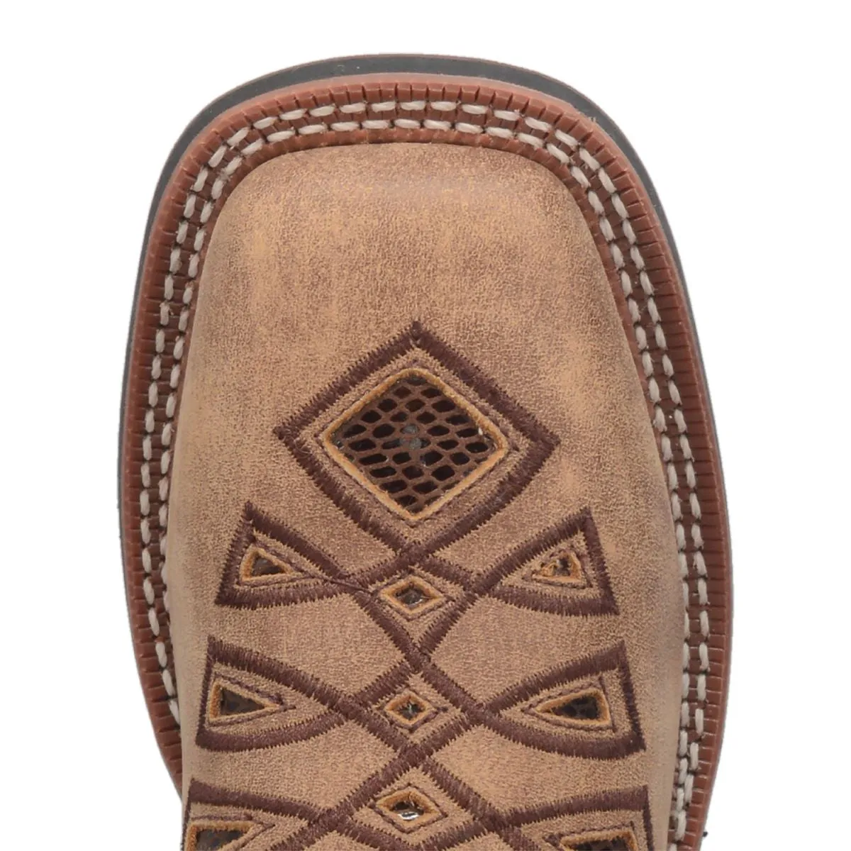 'Laredo' Women's 11" Kite Days Western Square Toe - Tan / Brown