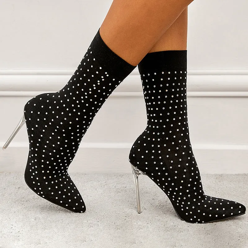 Lavinder Silver-toned Ankle Boots