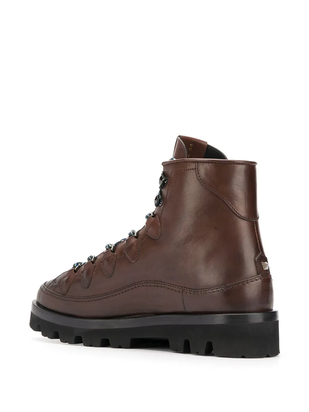 Leather Lace-Up Hiking Boots