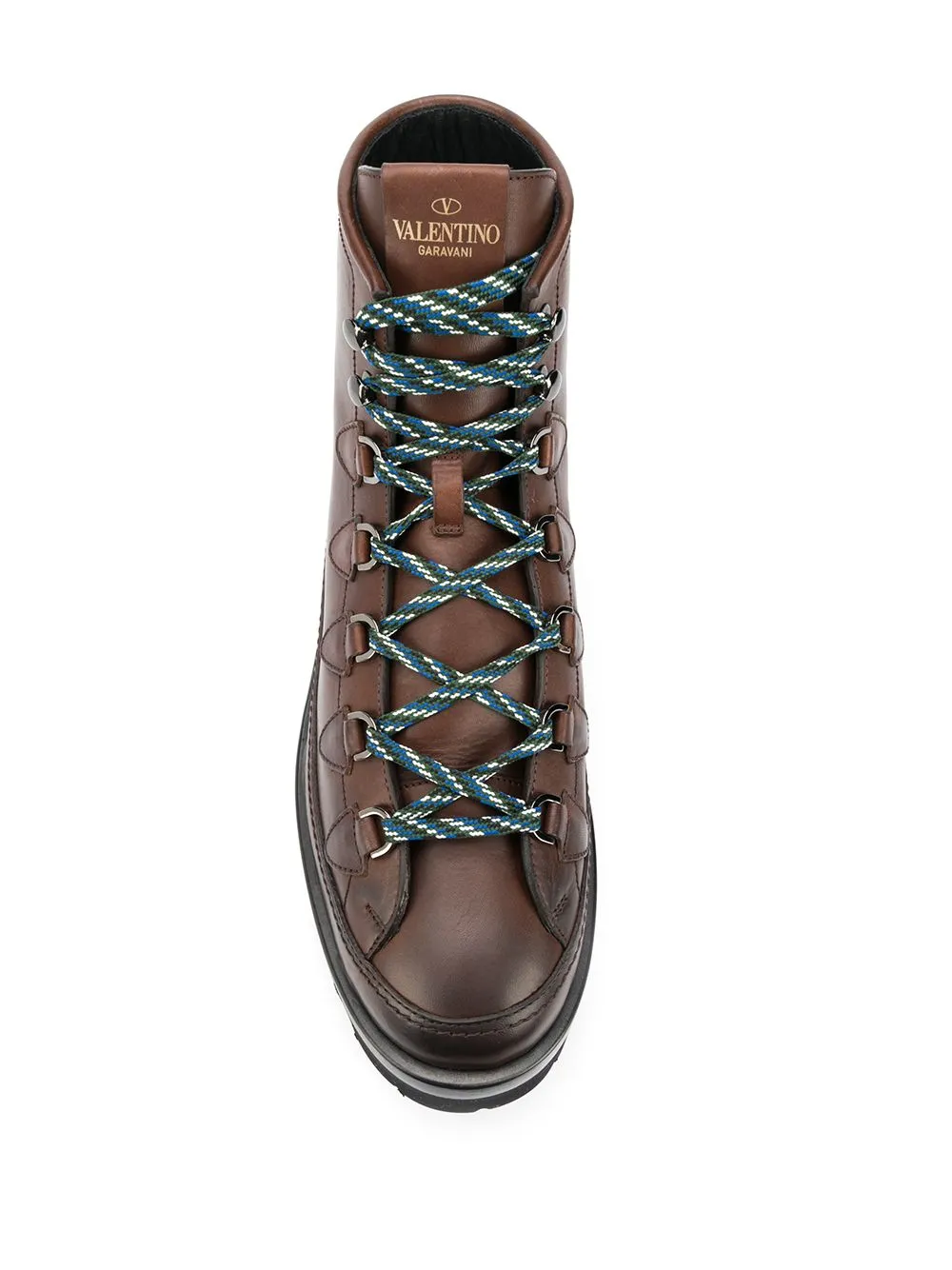 Leather Lace-Up Hiking Boots