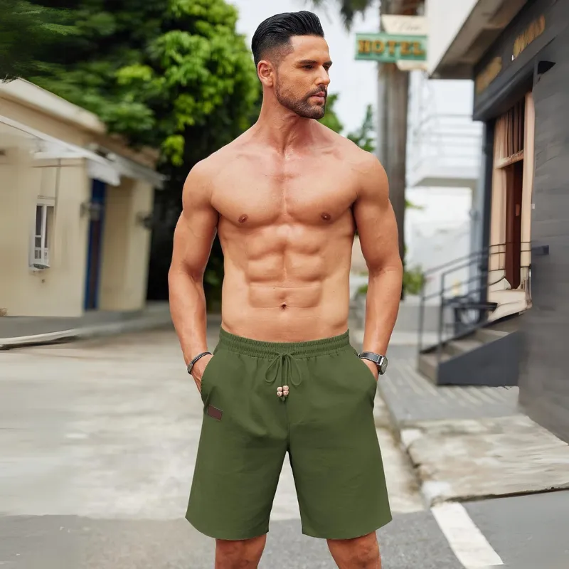 Lightweight and Versatile Casual Linen Vacation Shorts