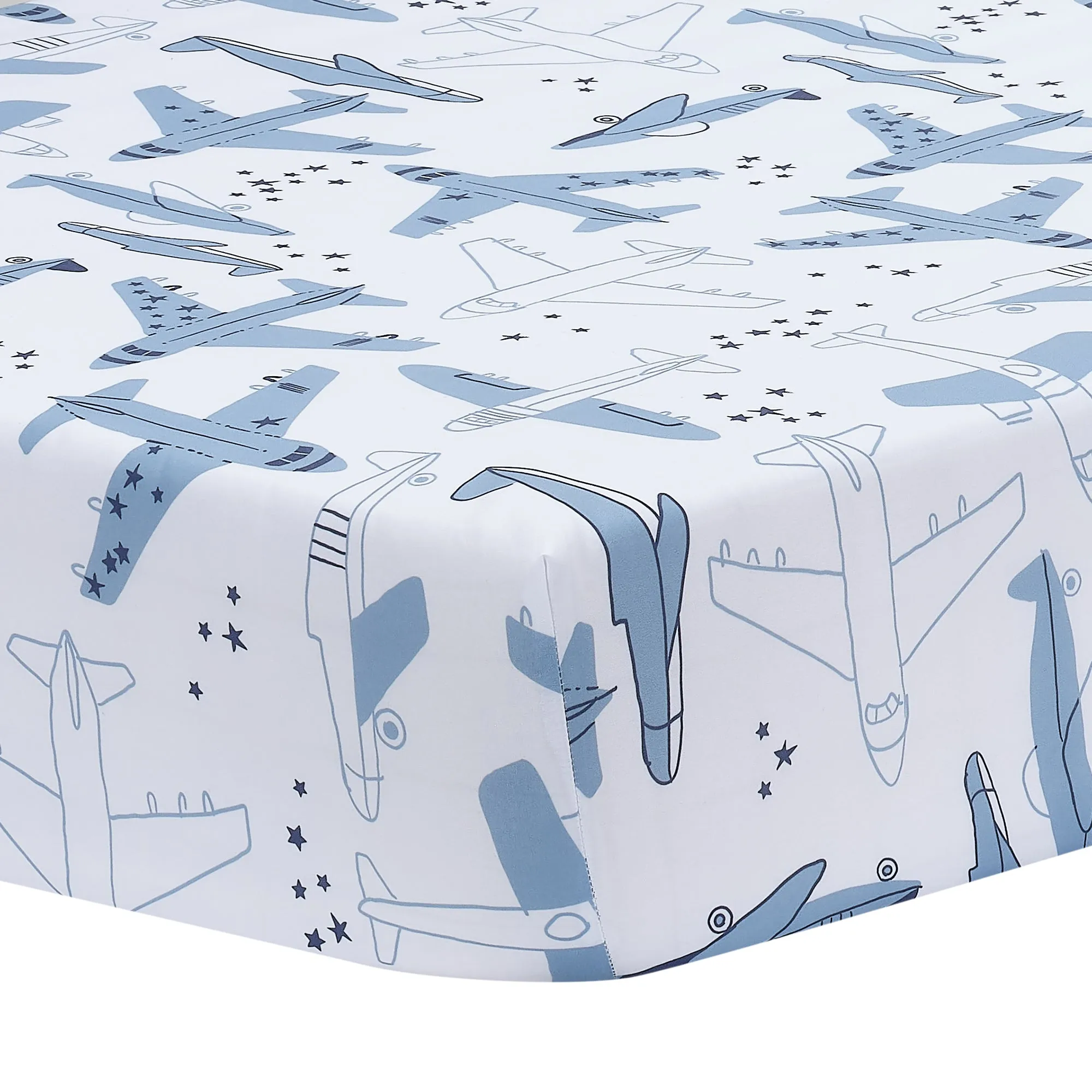 Little Aviator Fitted Crib Sheet