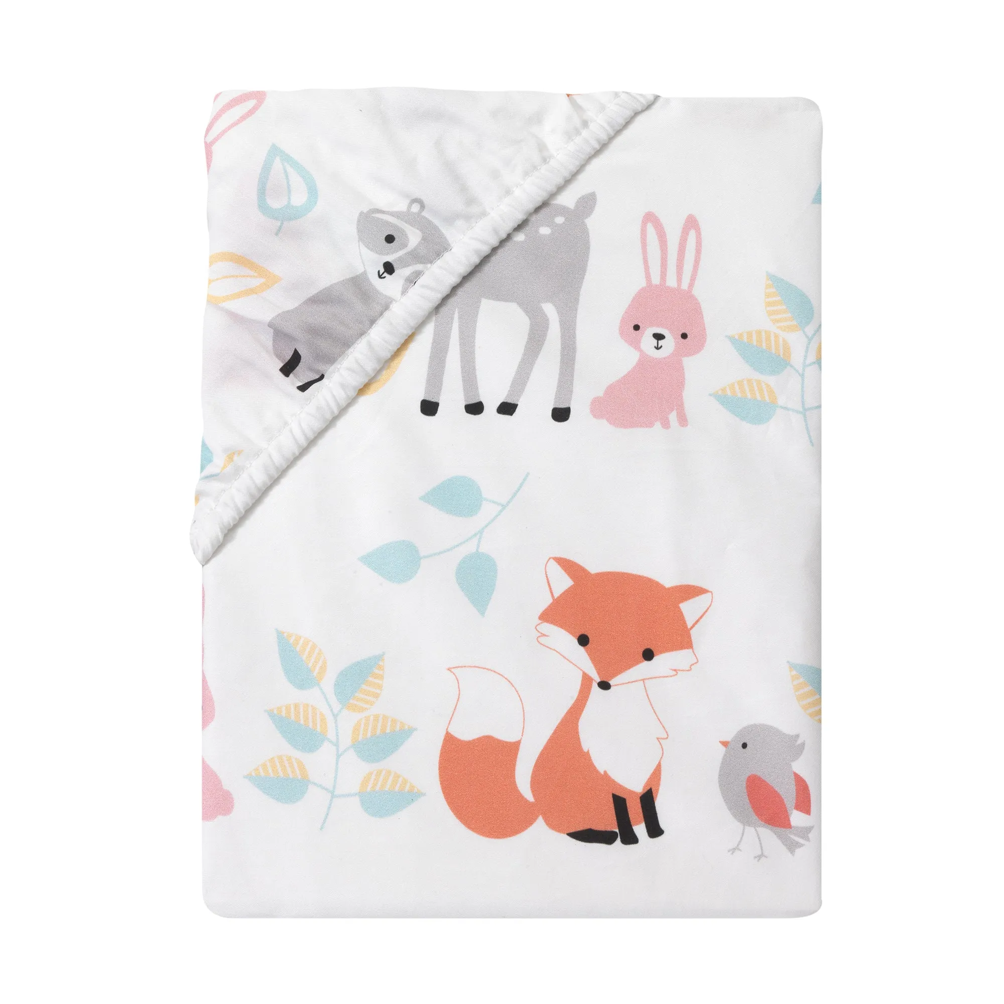 Little Woodland Cotton Fitted Crib Sheet