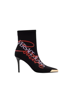 Logo Heeled Boots