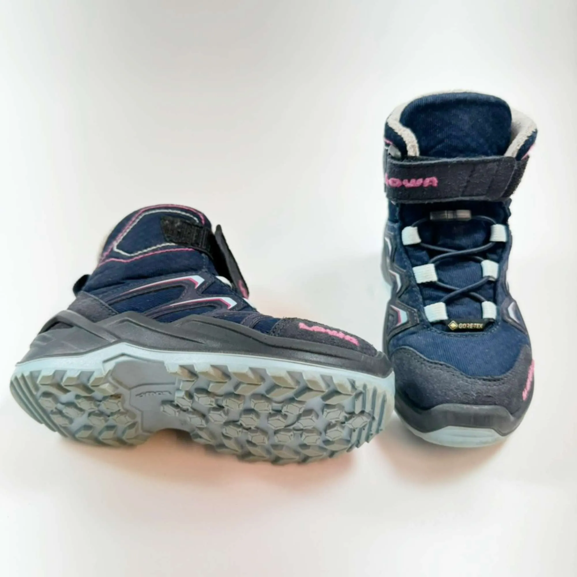Lowa navy/berry Maddox Warm Gore-Tex hiking boots 25