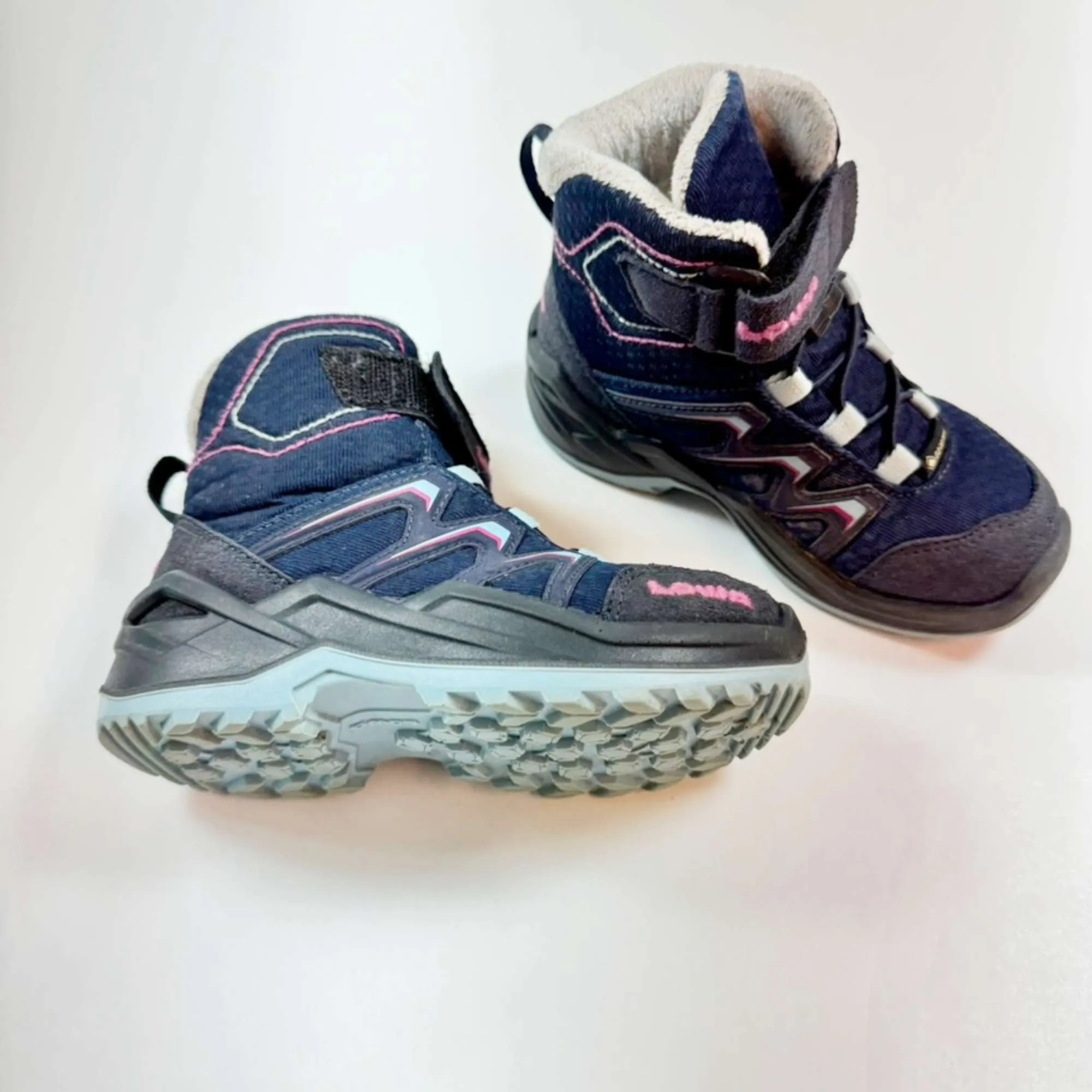 Lowa navy/berry Maddox Warm Gore-Tex hiking boots 25