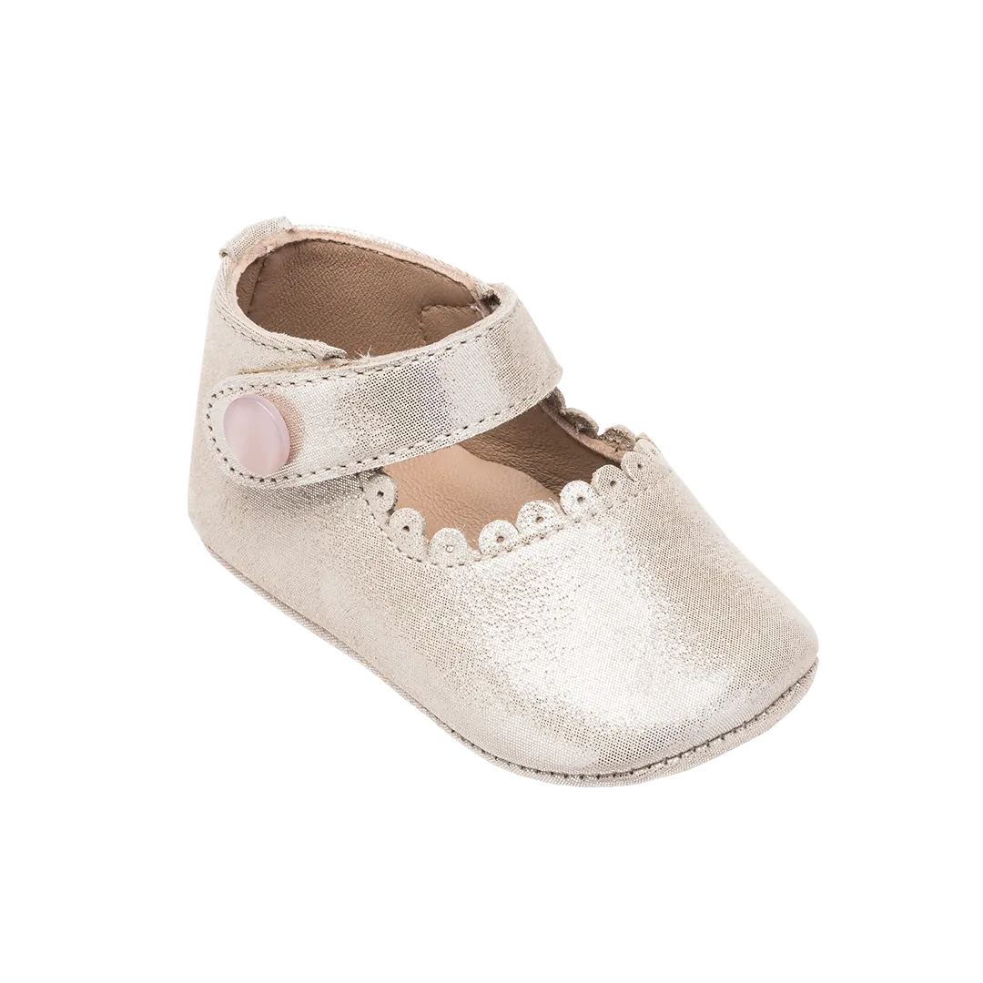 Mary Jane Baby Flat - Talc