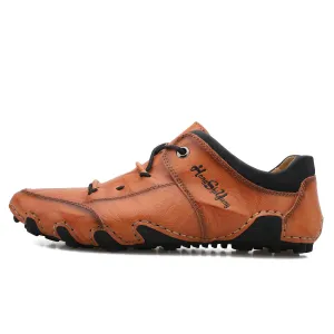 Men Casual Shoes Genuine Leather Octopus Bottom Design Cowhide Luxury Brand Fashion Breathable Driving Shoes Slip on Moccasins