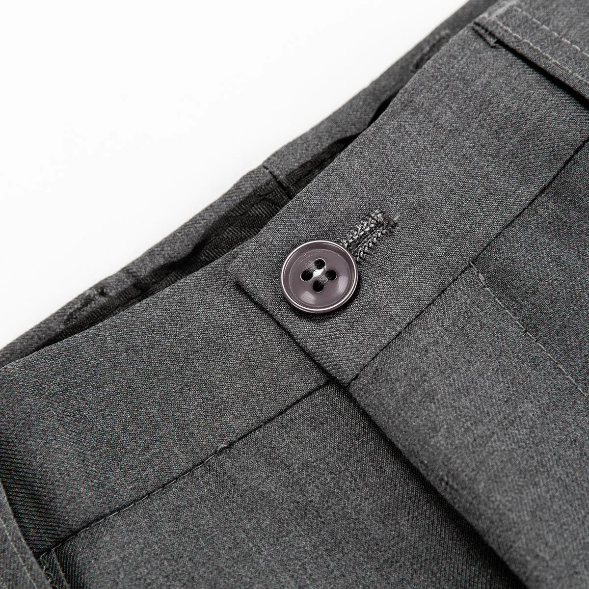 Men's 2-Piece Classic Two Button Casual Gray Suit