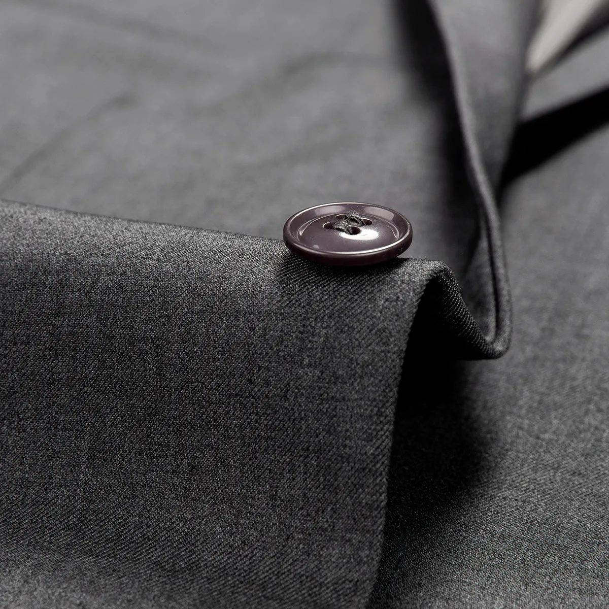 Men's 2-Piece Classic Two Button Casual Gray Suit
