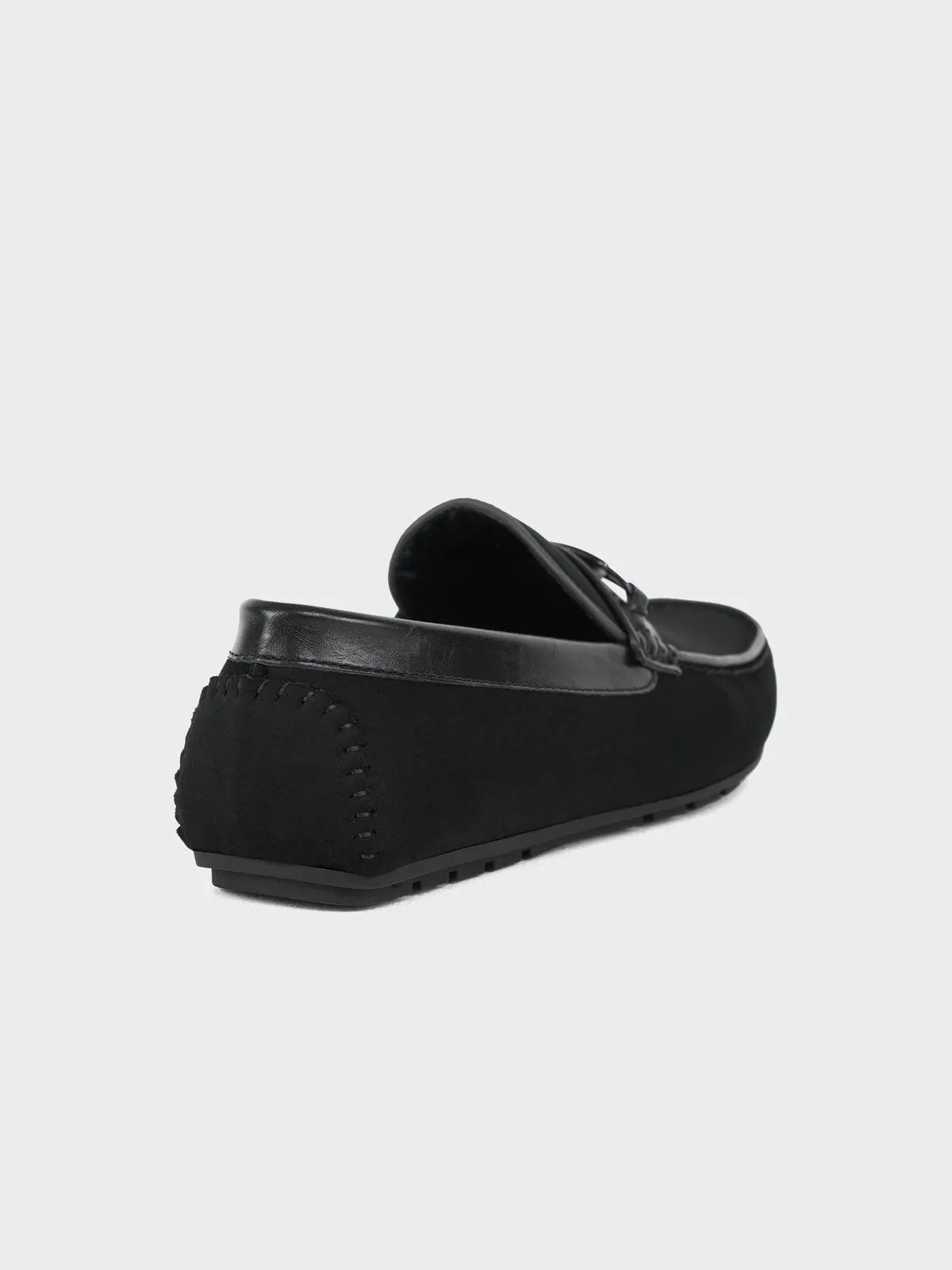 Mens "PIONEE" Adorned Moccasin Shoes