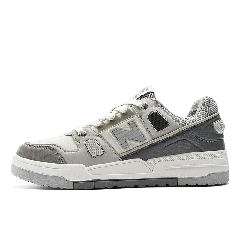 Men's Super Fiber Leather Casual Sneakers